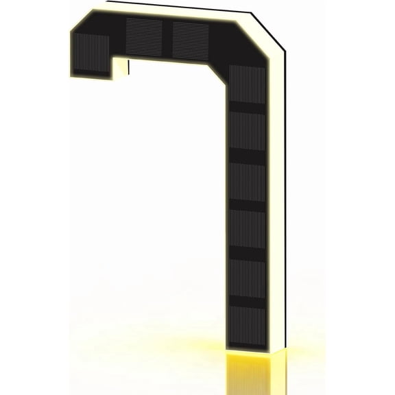 2026 Solar House Numbers for Outside – LED Light Up Address Sign IP65 Waterproof Dusk to Dawn No Drill Mount for Home Outdoor Use