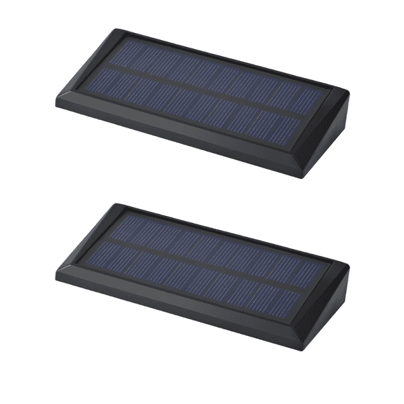 2026 Solar Mailbox Lights Warm Temperature light Wall Light Waterproof Dusk to Dawn Downlight Sconce for Address, Sign, House Number, Post, Fence (2 Pack Standard Always-On)