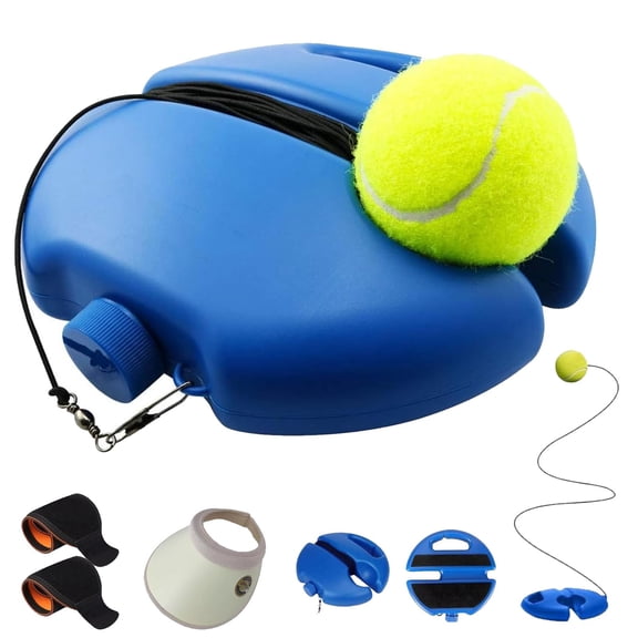 2026 Solo Tennis Trainer Rebound Ball, Tennis Ball Training Baseboard for Home Use, Mtennis Training Ball with String for Improving Reflexes & Footwork