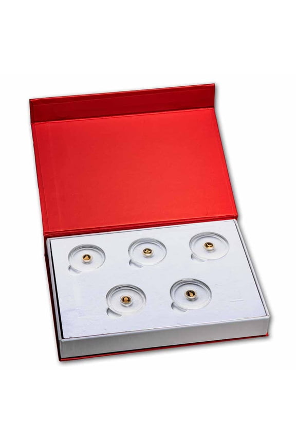 2026 Solomon Islands 5-Coin Nation in Gold: Swiss Edition Set