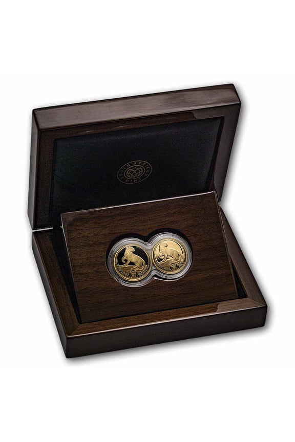 2026 South Africa 2-Coin Gold Big Five Leopard Proof Set