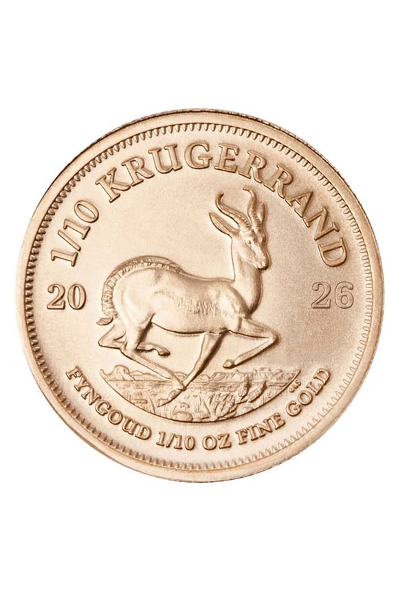 2026 South Africa Gold Krugerrand 1/10 oz Brilliant Uncirculated