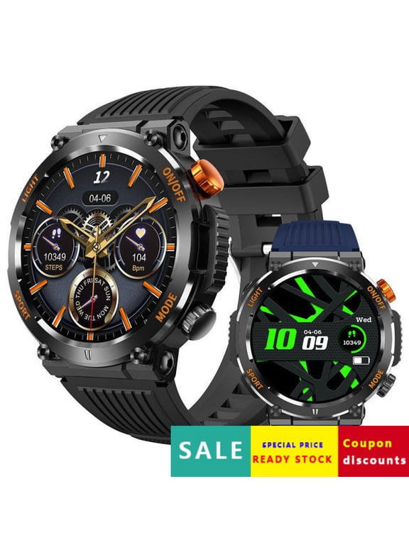 2026 Sports New Style HT17 Smart Watch Bluetooth Call Outdoor Compass Sports Three-Proof Heart Rate Sleep Monitoring