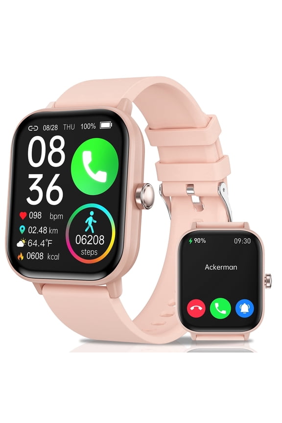 2026 Sports Smartwatch: 100+ exercise modes, Bluetooth call, sleep/calorie monitoring, social sharing, remotephoto, alarm. 10-day battery, iPhone andAndroid compatible. All-day health, multi-sport cl