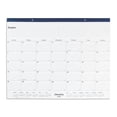 thumbnail image 1 of 2026 Staples 21.75" x 17" Monthly Desk Pad Calendar Navy (ST59700-26), 1 of 7