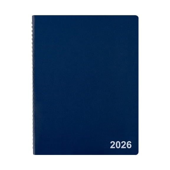 2026 Staples 8" x 11" Weekly & Monthly Appointment Book Navy (ST58470-26)