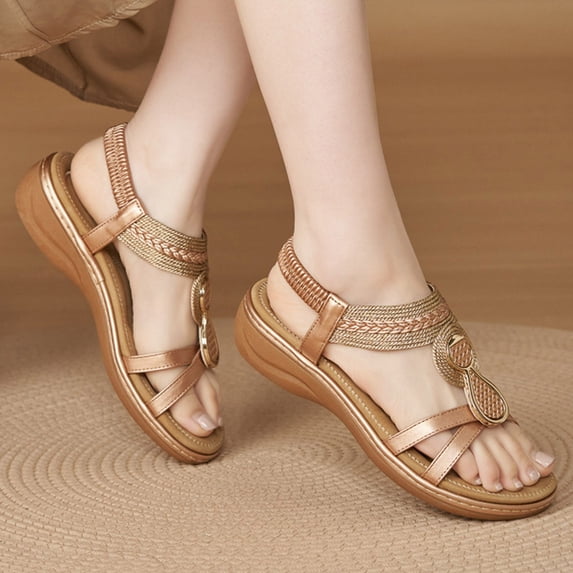 2026 Summer Edition Casual Sandals For Women Simple And Lightweight Sports Feng Shui Diamond Beach Sandals