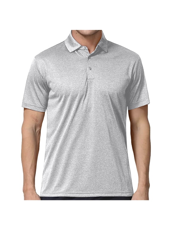 2026 Summer Mens shirts Plus Size Solid Color Short Sleeve Turn-Down Collar Casual Sport T-Shirt Cationic Top
