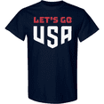 thumbnail image 1 of 2026 Summer Tournament USA Soccer Fan Supporter Graphic T-Shirt for Men's & Women's Team Tee, 1 of 3