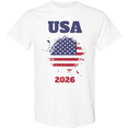 thumbnail image 1 of 2026 Summer Tournament USA Soccer Fan Supporter Graphic T-Shirt for Men's & Women's Team Tee, 1 of 3