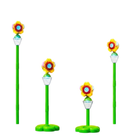 2026 Sunflower-shaped Bubble Machine Large Capacity 140ml Tank Bubble Maker, Musical LED Flower Bubble Blower for Outdoor Landscape & Banquet Decor,1pc