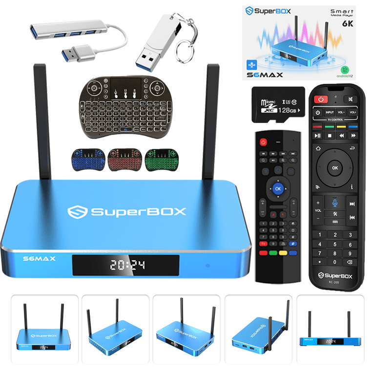 2026 SuperBox S6 MAX,4G+64G Powerful Smart Box,Time Shift