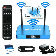 2026 SuperBox S7MAX Premium Edition with Built-in Voice Control System | Android 12 | Time Shift | Parental Control Time | 4GB RAM | 64GB Storage with Remote Control