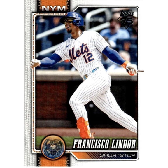 2026 TOPPS #123 FRANCISCO LINDOR NEW YORK METS