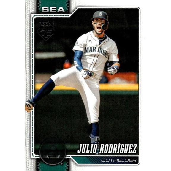 2026 TOPPS #146 JULIO RODRIGUEZ SEATTLE MARINERS BASEBALL OFFICIAL TRADING CARD OF MLB