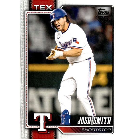 2026 TOPPS #169 JOSH SMITH TEXAS RANGERS
