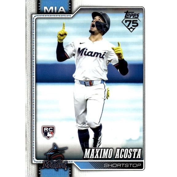 2026 TOPPS #172 MAXIMO ACOSTA RC MIAMI MARLINS