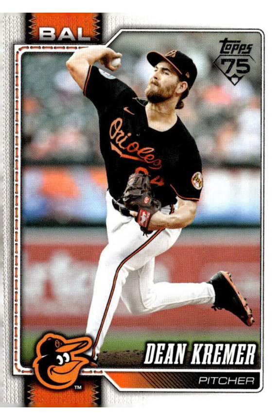2026 TOPPS #19 DEAN KREMER BALTIMORE ORIOLES
