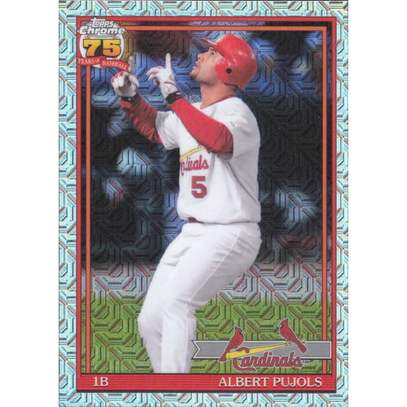 2026 TOPPS 1991 TOPPS SILVER PACK CHROME #91C-13 ALBERT PUJOLS ST. LOUIS CARDINALS