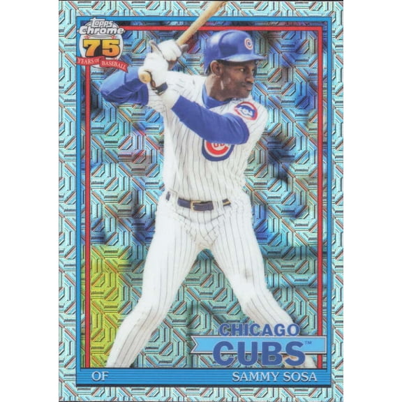 2026 TOPPS 1991 TOPPS SILVER PACK CHROME #91C-88 SAMMY SOSA CHICAGO CUBS