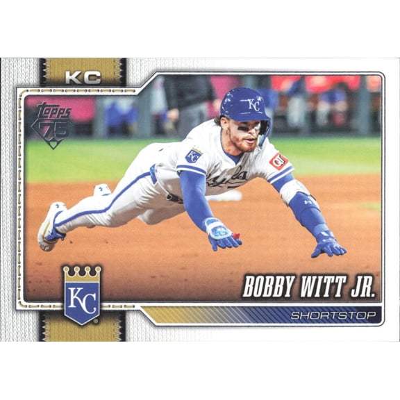 2026 TOPPS #205 BOBBY WITT JR. KANSAS CITY ROYALS BASEBALL OFFICIAL TRADING CARD OF MLB
