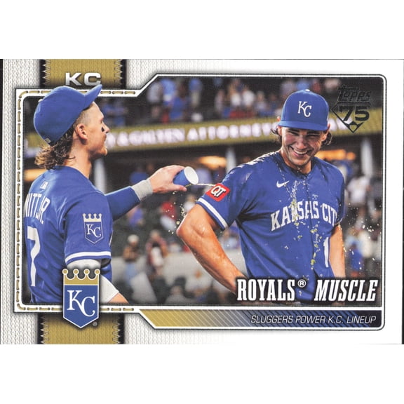2026 TOPPS #236 JAC CAGLIANONE - BOBBY WITT JR COMBO CARD/CHECKLIST KANSAS CITY ROYALS BASEBALL OFFICIAL TRADING CARD OF MLB