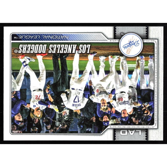 2026 TOPPS #256 LOS ANGELES DODGERS TEAM CARD LOS ANGELES DODGERS