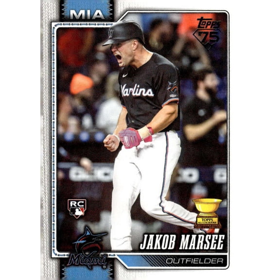 2026 TOPPS #37 JAKOB MARSEE RC MIAMI MARLINS