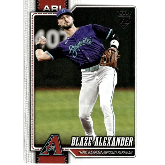2026 TOPPS #6 BLAZE ALEXANDER ARIZONA DIAMONDBACKS