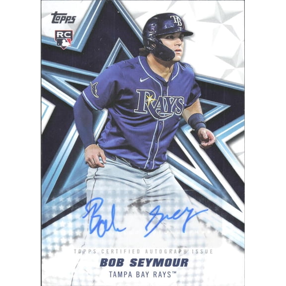 2026 TOPPS BASEBALL STARS AUTOGRAPHS #BSA-BOS BOB SEYMOUR RC AUTO TAMPA BAY RAYS