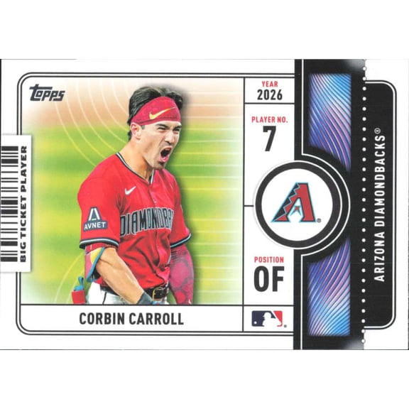 2026 TOPPS BIG TICKET PLAYERS #BTP-6 CORBIN CARROLL ARIZONA DIAMONDBACKS