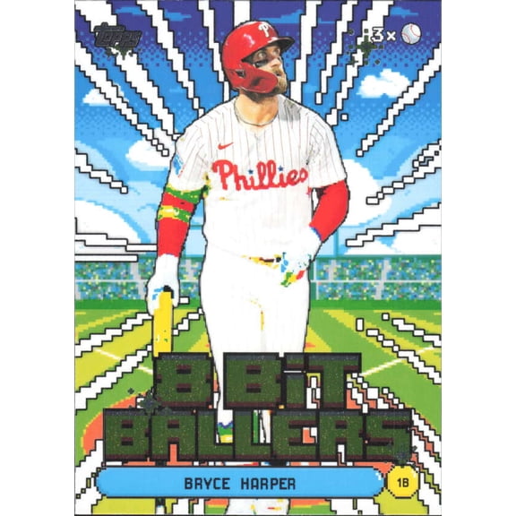 2026 TOPPS CELEBRATION 8-BIT BALLERS #8B-11 BRYCE HARPER PHILADELPHIA PHILLIES