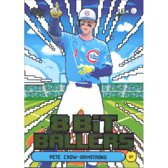 2026 TOPPS CELEBRATION 8-BIT BALLERS #8B-12 PETE CROW-ARMSTRONG CHICAGO CUBS
