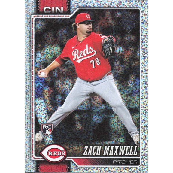 2026 TOPPS CELEBRATION CONFETTI #143 ZACH MAXWELL RC CINCINNATI REDS