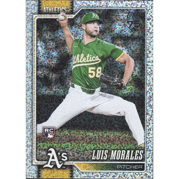 2026 TOPPS CELEBRATION CONFETTI #259 LUIS MORALES RC ATHLETICS