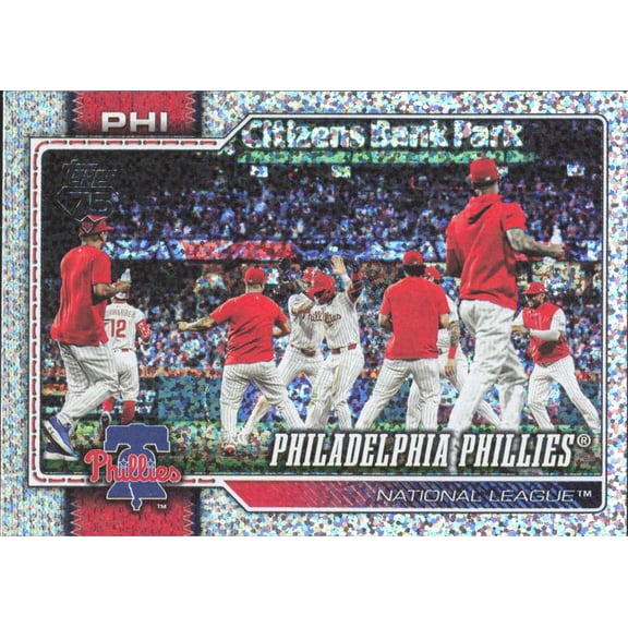 2026 TOPPS CELEBRATION CONFETTI #295 PHILADELPHIA PHILLIES TEAM CARD PHILADELPHIA PHILLIES