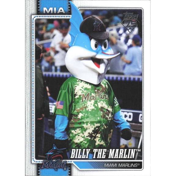 2026 TOPPS CELEBRATION MASCOTS #M-30 BILLY THE MARLIN MIAMI MARLINS