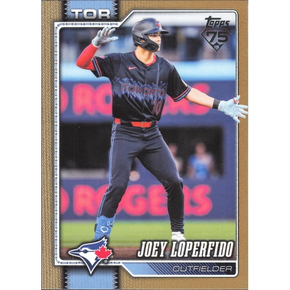 2026 TOPPS GOLD BORDER #263 JOEY LOPERFIDO /2026 TORONTO BLUE JAYS
