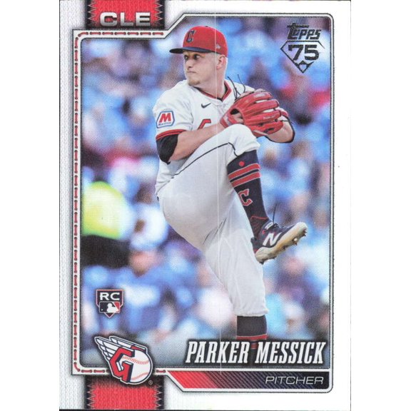2026 TOPPS HOLO FOIL #67 PARKER MESSICK RC CLEVELAND GUARDIANS