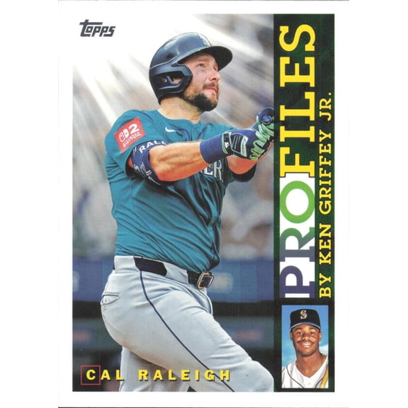 2026 TOPPS PROFILES #TP-24 CAL RALEIGH SEATTLE MARINERS
