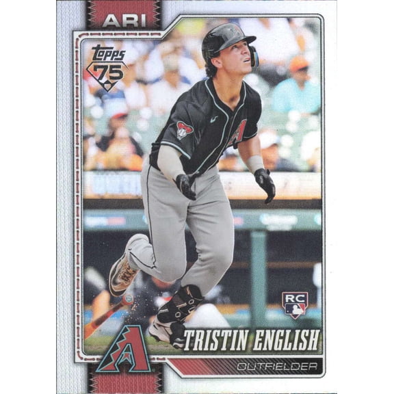 2026 TOPPS RAINBOW FOIL #346 TRISTIN ENGLISH RC ARIZONA DIAMONDBACKS