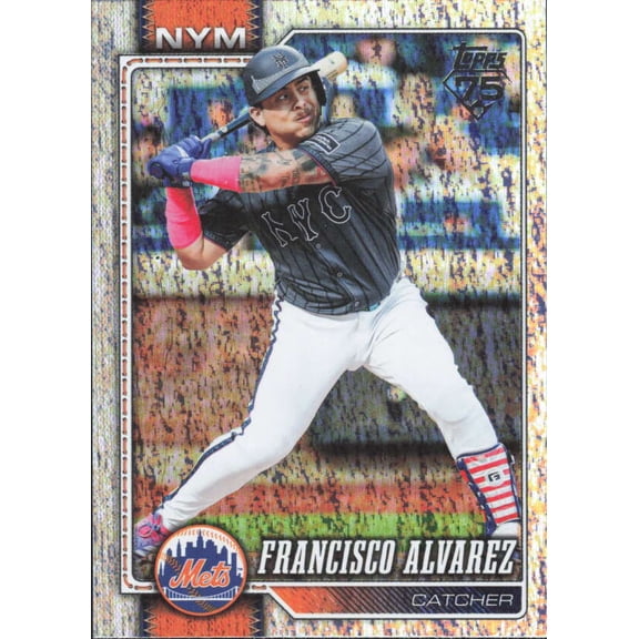 2026 TOPPS SANDGLITTER #337 FRANCISCO ALVAREZ NEW YORK METS
