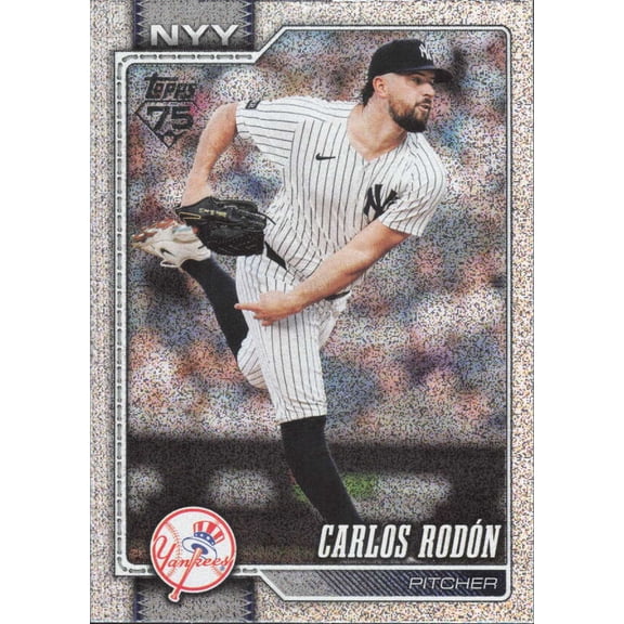 2026 TOPPS SANDGLITTER #82 CARLOS RODON NEW YORK YANKEES
