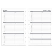 2026 TUL  Discbound Weekly Planner Refill Pages, Junior Size, January To December
