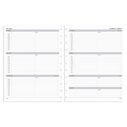 2026 TUL  Discbound Weekly Planner Refill Pages, Letter Size, January To December, TULLTFLRTIMERY26