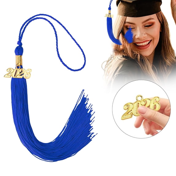 2026 Tassel Graduation,Purple Tassel 2026 for Grad Cap and Graduation Ceremony Accessory Decoration(1Pcs-P)