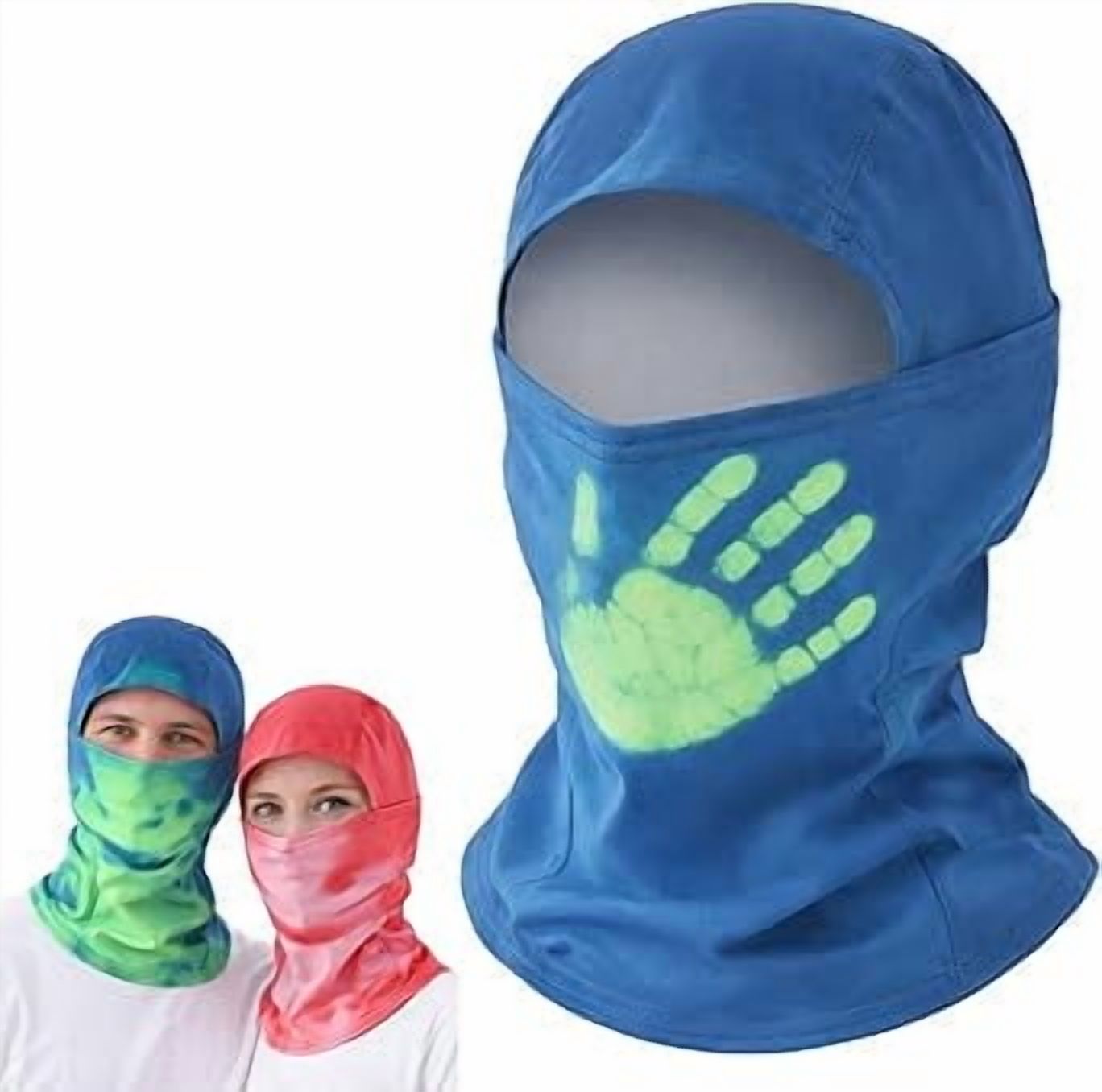 2026 Thermochromic Cycling Face Mask Balaclava, 30°C Heat-Reactive ...