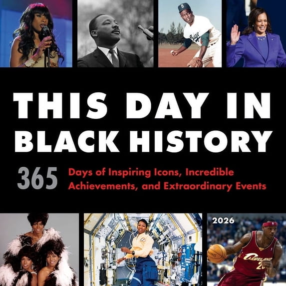 Sourcebooks 2026 This Day in Black History Wall Calendar, 12 x 12 ...