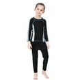 thumbnail image 1 of 2026 Toddler Girls Swim Suits Full Coverage Long Sleeve Swim Rash Guard Pants UPF 50 Sunscreen Summer Beach Swimwear Size 14-15 Years, 1 of 8