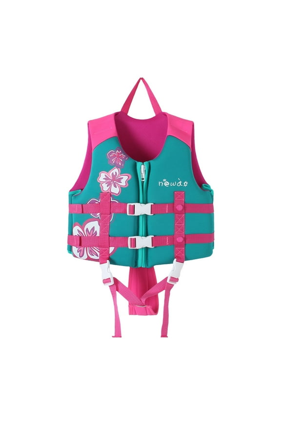 2026 Toddler Girls Swim Suits Life Vests Buoyancy Sleeveless Jacket Boys Summer Kids Swimwear